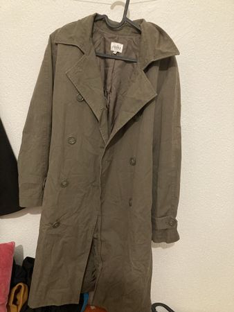 Trench Coat Nulu New Look Olive Green Size 36 Used