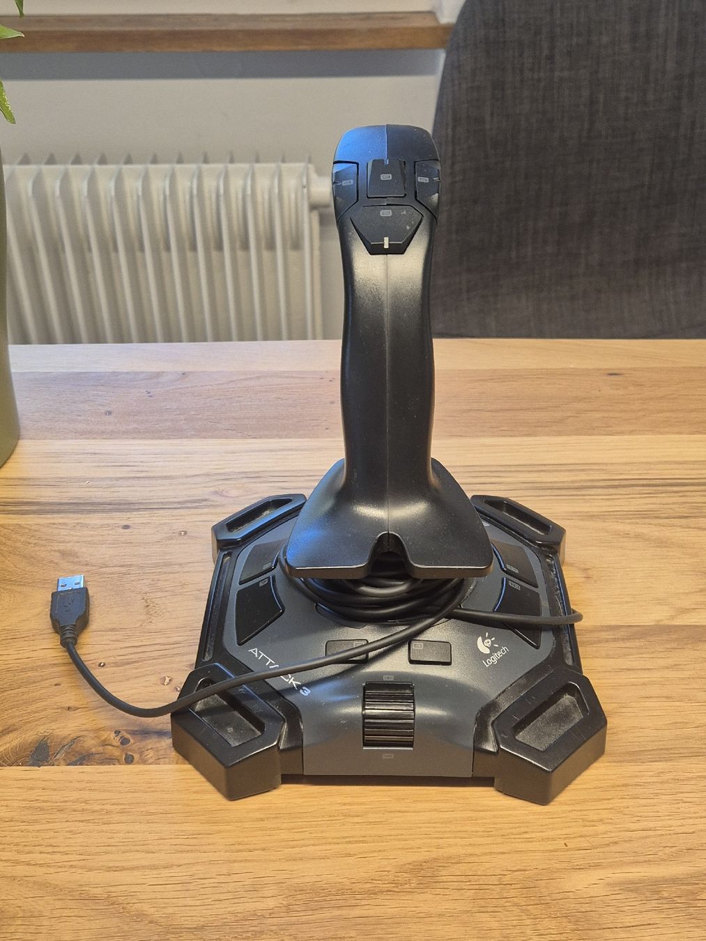 Logitech Controller: Logitech Attack 3 ATK3 Flightstick USB PC Controller – Gebraucht aus Kehrsatz von yannikgart