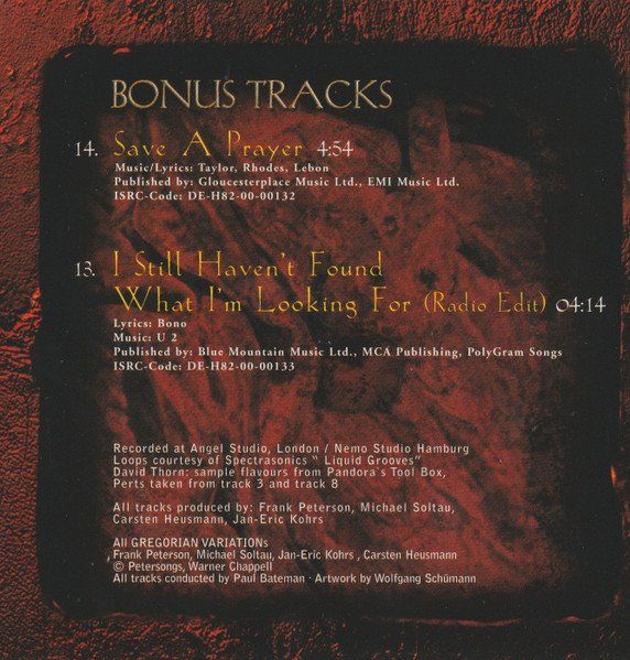 CDs: Gregorian - Masters of Chant (CD) - 2000 – Gebraucht aus Zürich von Aspri 5