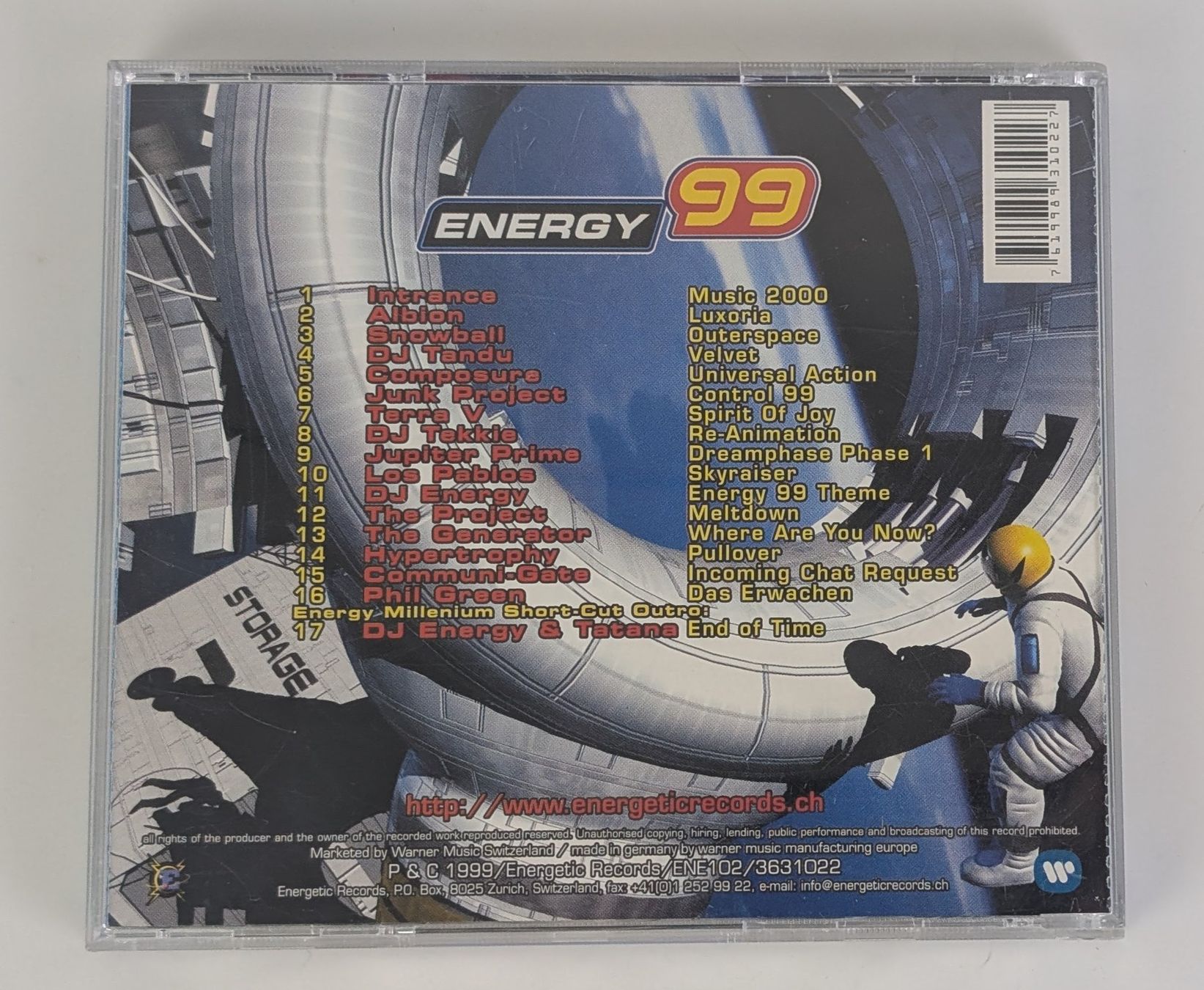 CD: Energy 99 - The Official Mix Compilation CD – Usato da Zürich venduto da 1.Simon 1