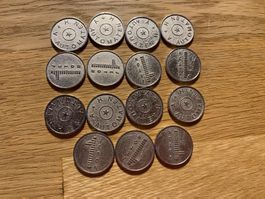 15 A + H Autmaten Jetons
