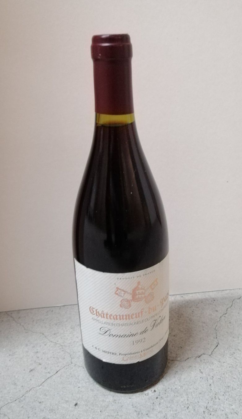 Vino: Chateauneuf du Pape 1992 – Nuovo e nell'imballaggio originale da Mörschwil venduto da Erwin8242