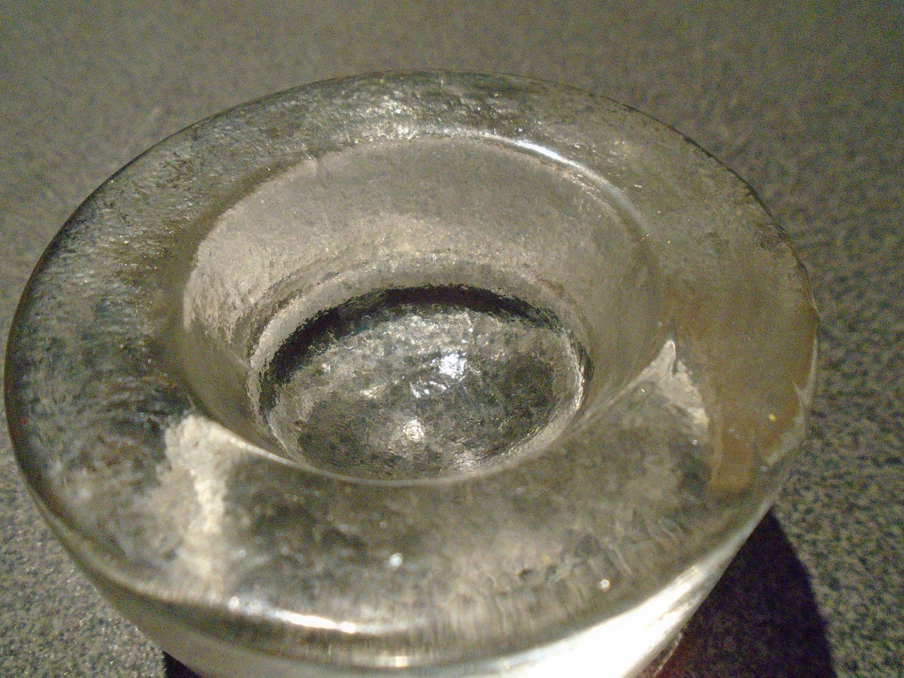 Kerzenständer: Kerzenständer rund/klein/dickes Glas – Gebraucht aus Zürich von abraxas1291 1