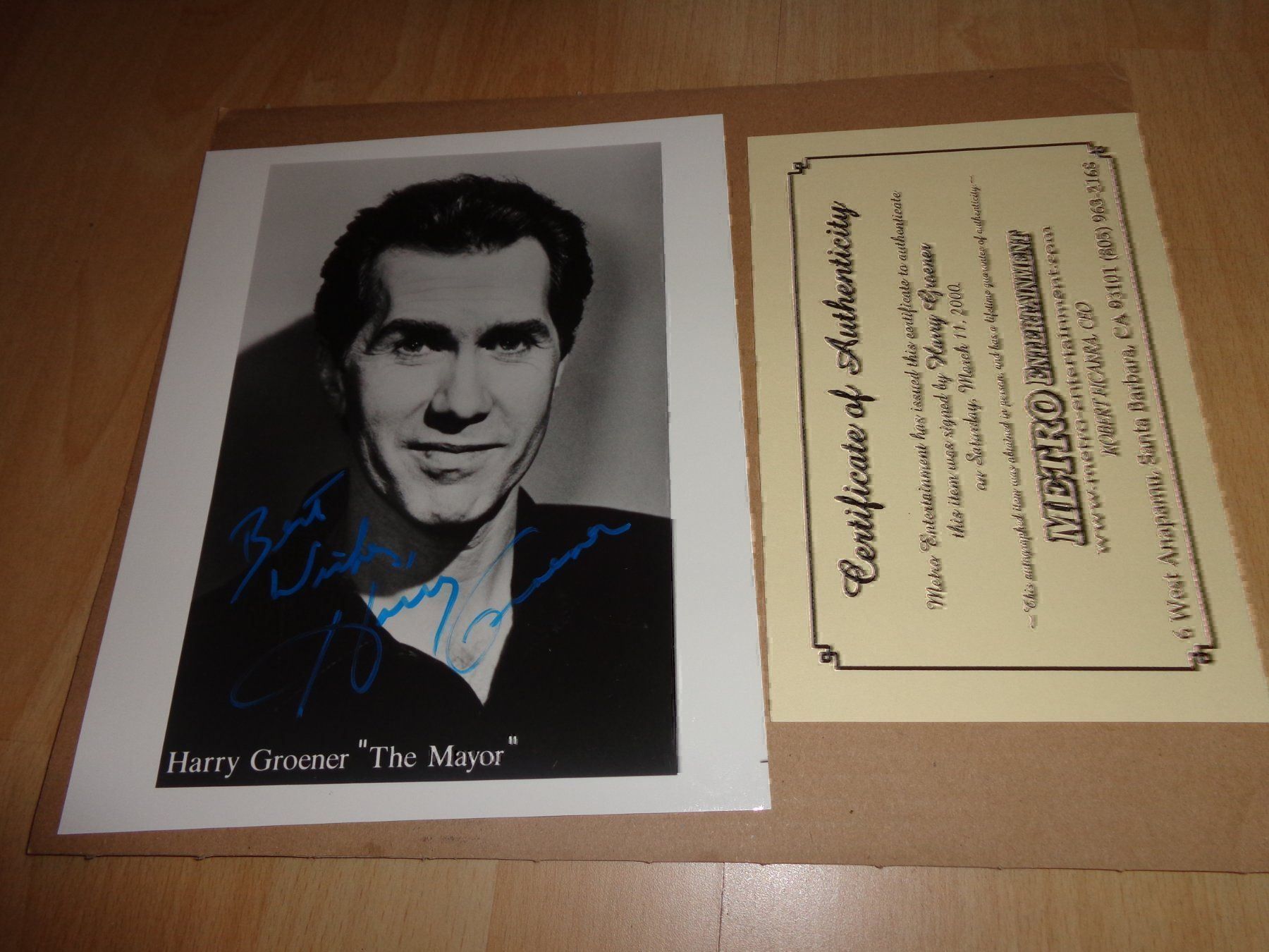 Autografi: Autogramm Harry Groener Handsigniert – Usato da Olten venduto da Disc-Ausverkauf
