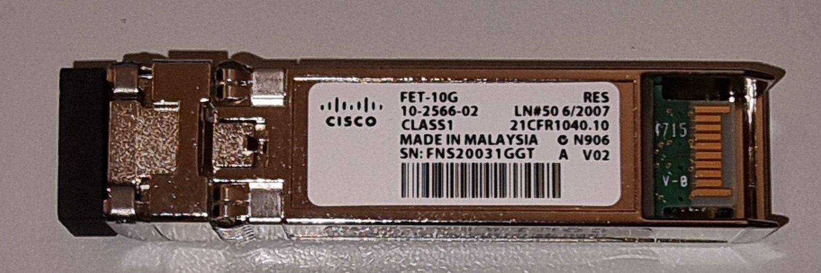 Cisco Laufwerke & Adapter: Cisco FET-10G - Fabric Extender Transceiver – Gebraucht aus Stadel von phwert