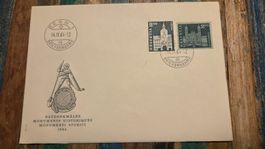 1964 FDC Baudenkmäler Combo 2.20 CHF Blanco Kuvert