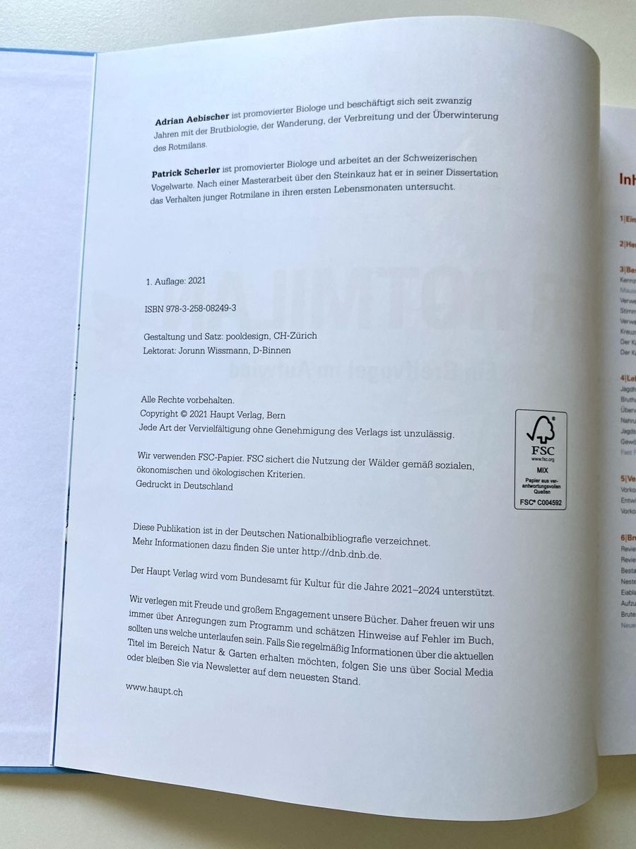 Libri: Der Rotmilan - Ein Greifvogel im Aufwind – Nuovo (secondo la descrizione) da Pfäffikon ZH venduto da arbos61 3