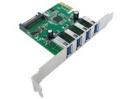 Value Karte USB-3.2 (Gen.1) PCI-Express 4-Ports intern
