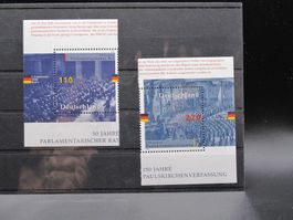 BRD 1998 50 Jahre Parlament Rat aus BL 42 **