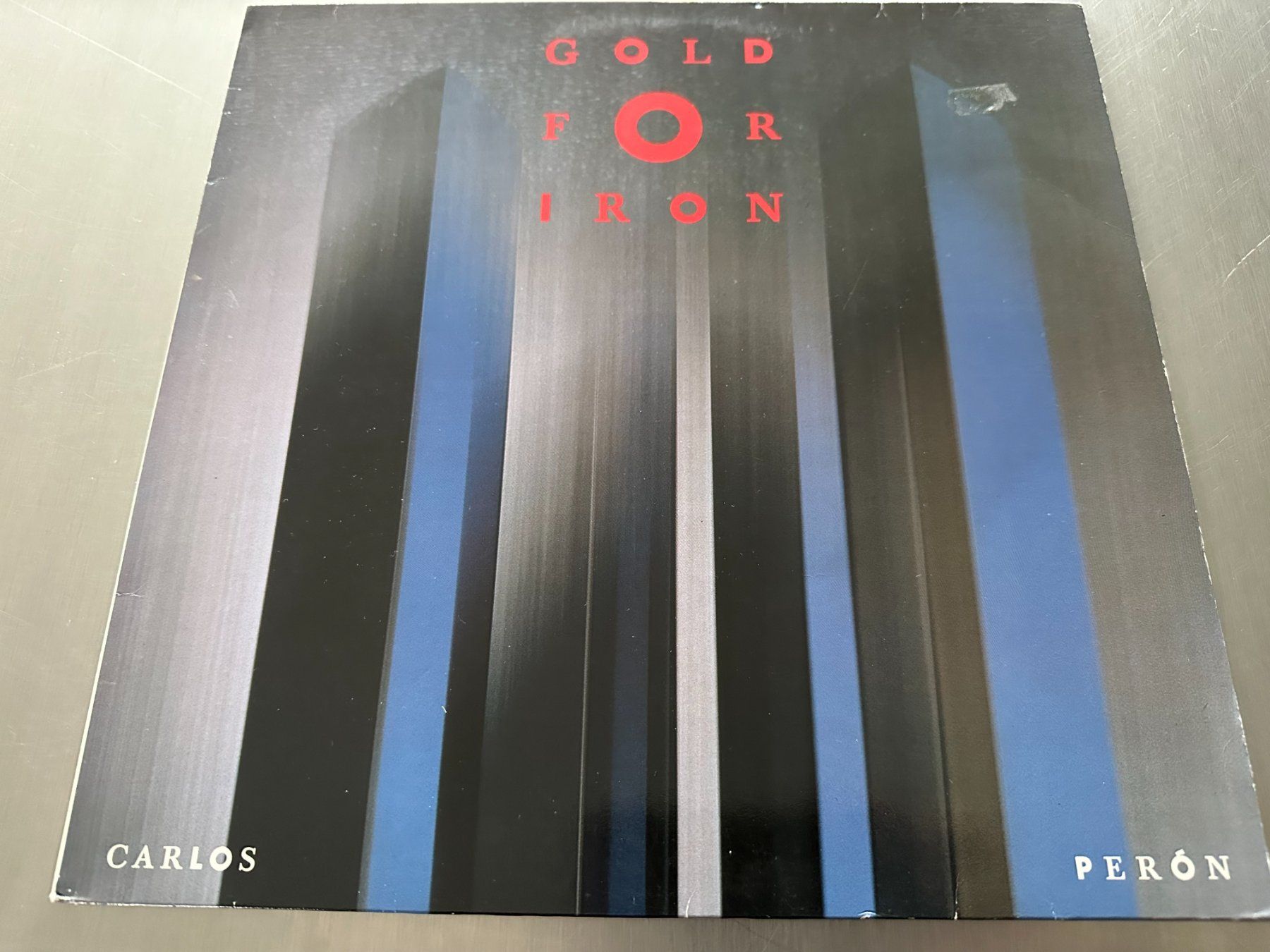 Dischi in vinile: CARLOS PERON / YELLO LP GOLD FOR IRON – Usato da Sion venduto da jaipur1401