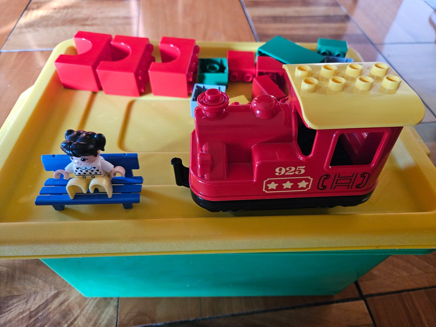 Lego Kit di costruzioni: Le train à vapeur (Push & Go) DUPLO - partiel – Usato da Echandens venduto da annegug 3