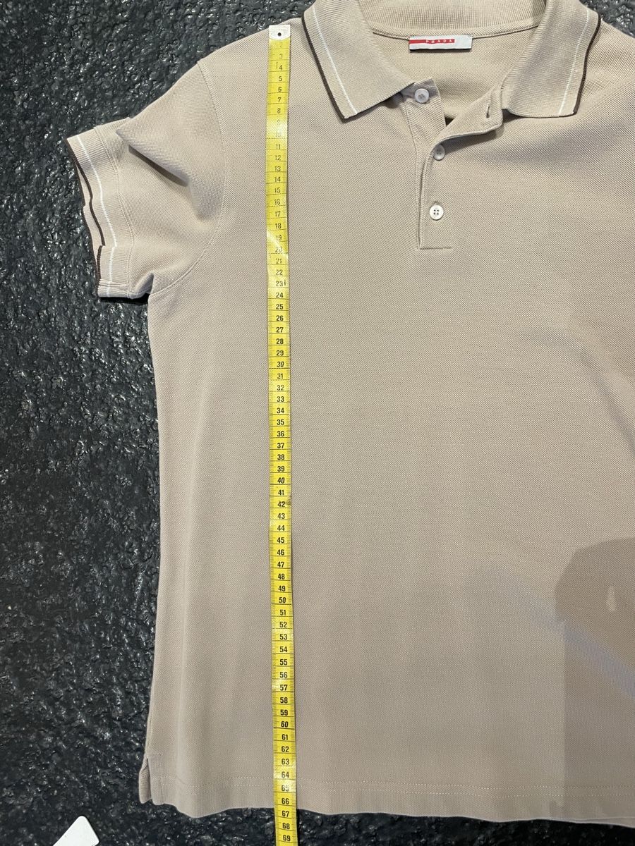 Prada Magliette Polo: Prada Polo-Shirt Beige – Usato da Windisch venduto da rascale 6