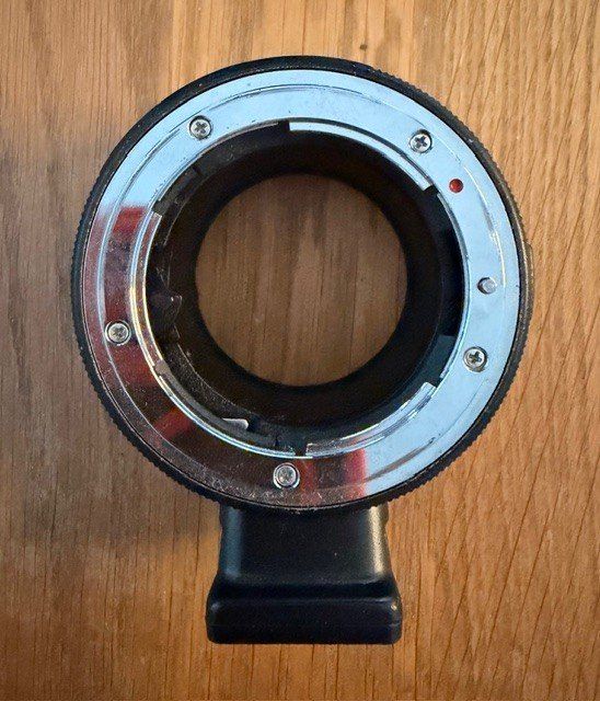 Nikon Adattatori foto: NikonF zu Olympus/Panasonic Adapter – Nuovo (secondo la descrizione) da Trimbach venduto da Qom