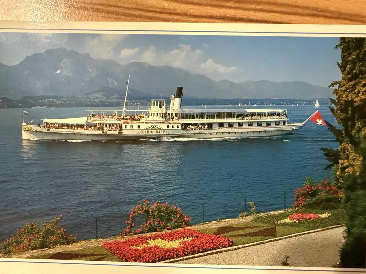 Ansichtskarten: Ansichtskarte Dampfschiff Blüemlisalp Thunersee – Neu (gemäss Beschreibung) aus Messen von Versber 1