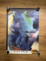 Kodak "Blue Gold" Poster, Rare Vintage Photography Poster