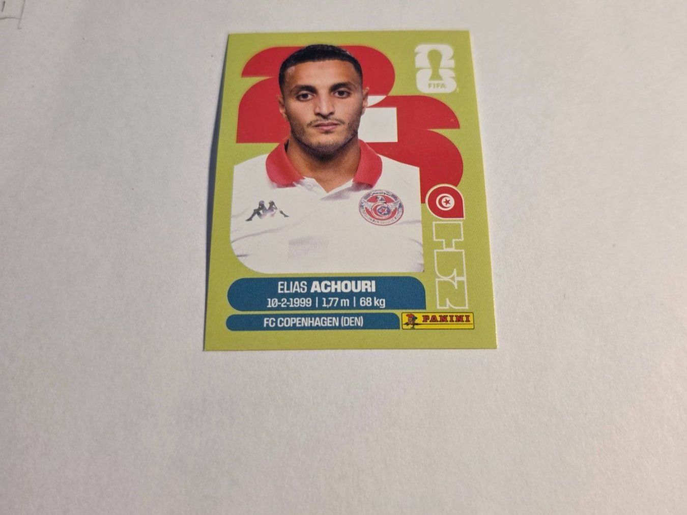 Panini Carte collezionabili: Panini  2026 ELIAS ACHOURI TUN 15 – Nuovo (secondo la descrizione) da Grand-Lancy venduto da Seo67