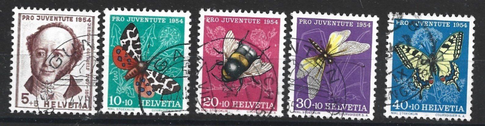 Tutti i francobolli: 1954 Pro Juventute – Usato da Trübbach venduto da Sammer51