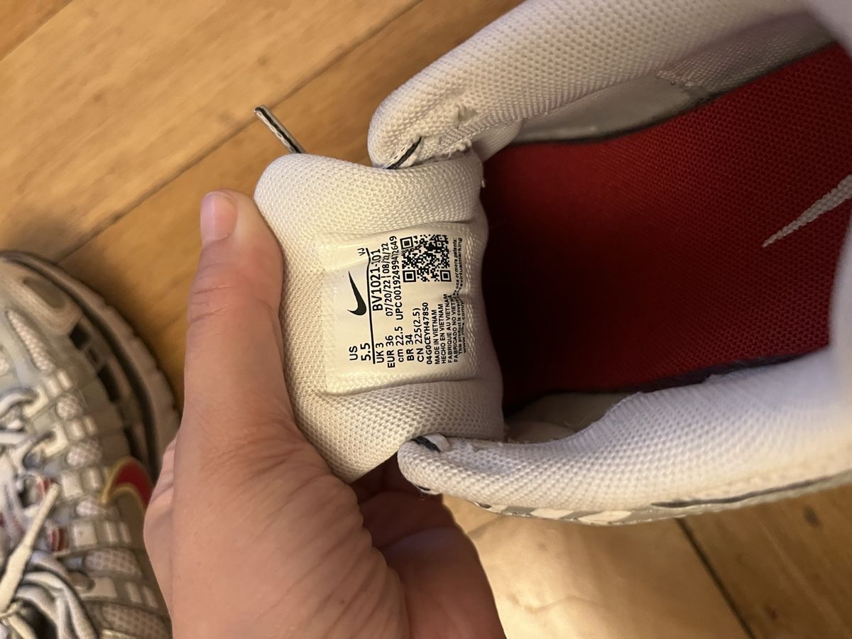 Nike Damenschuhe: Nike P6000 silber/rot Grösse 36 – Neu (gemäss Beschreibung) aus Basel von cat_25m7 2