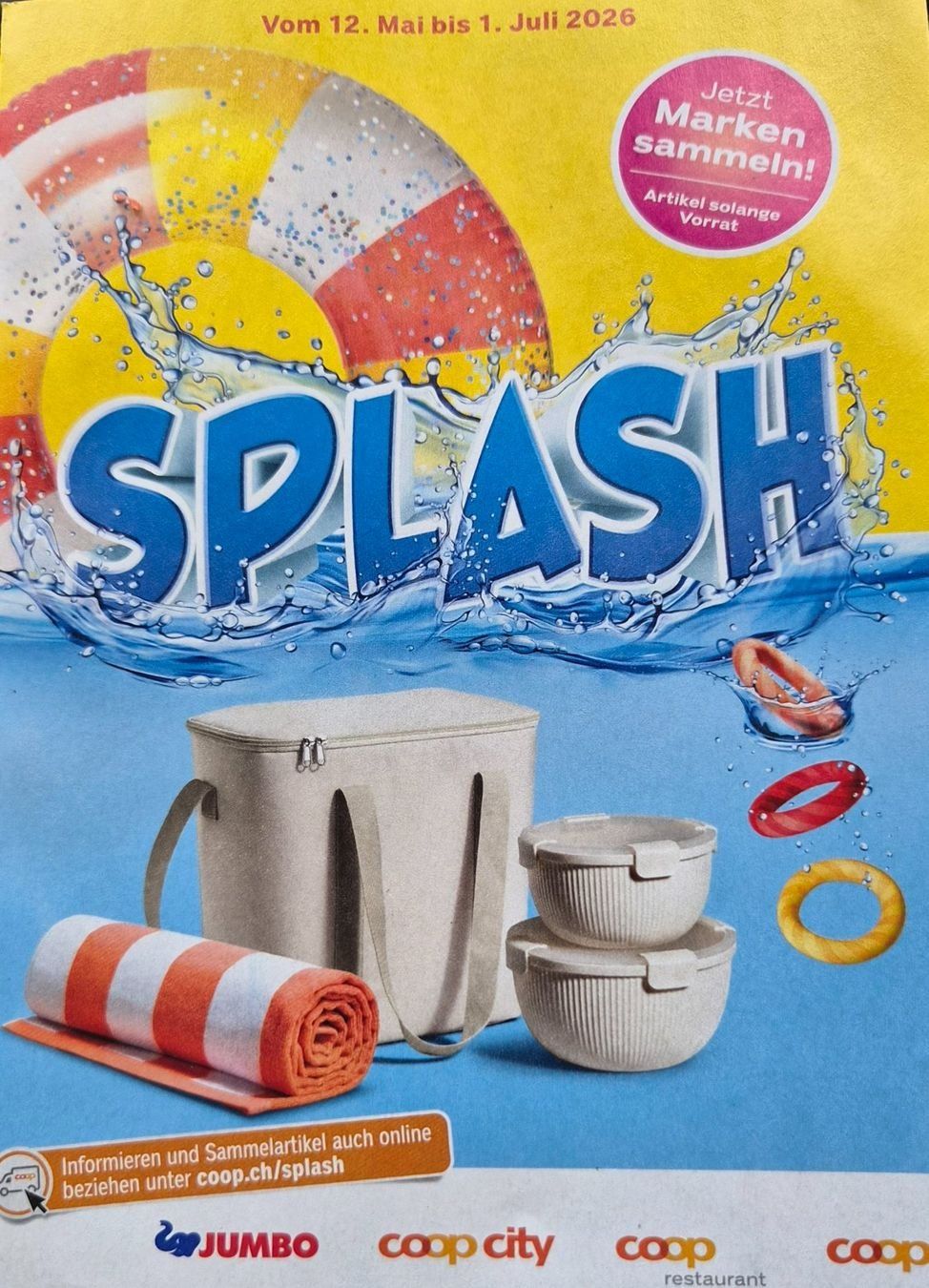 Coop Raccolte di bollini & punti: Coop Splash - 3 Sammelkarten - – Nuovo e nell'imballaggio originale da Zürich venduto da 1-2-3-Verkauft