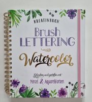 Brush Lettering Watercolor Kreativbuch neuwertig