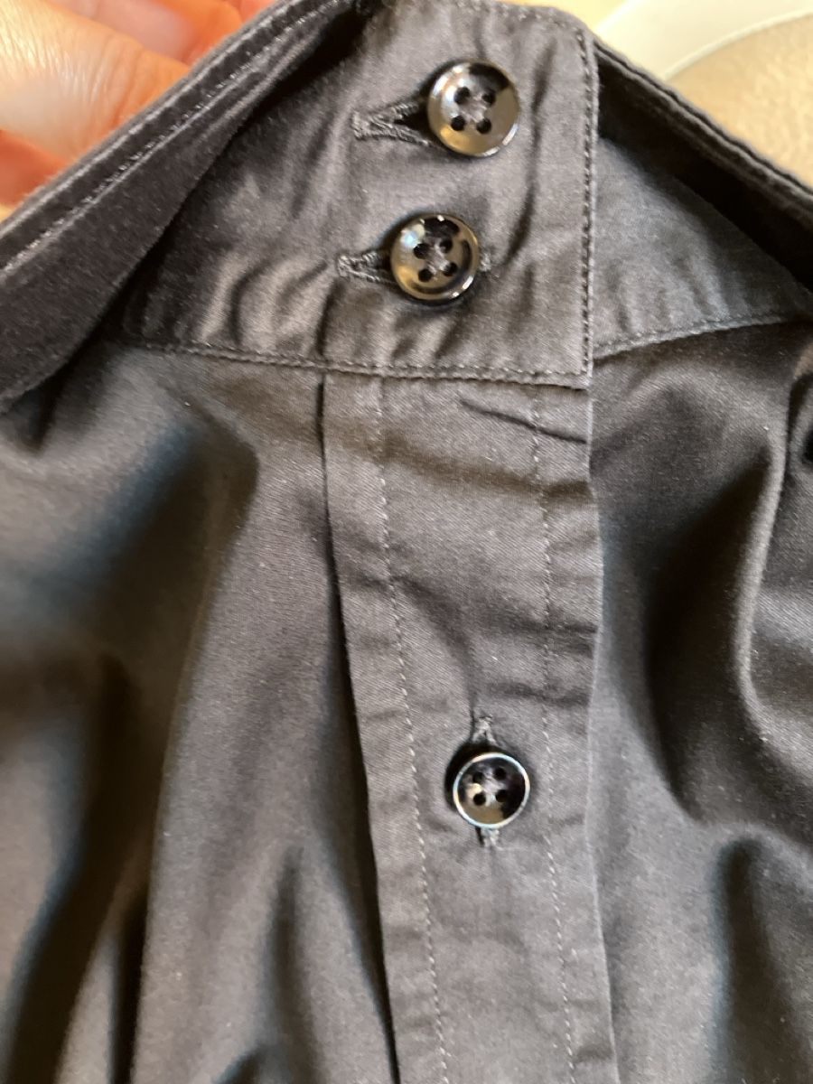 Blusen: Camicia nera da donna, marca Aglini, XS/S – Gebraucht aus Lugano von jfo_7lsm 4