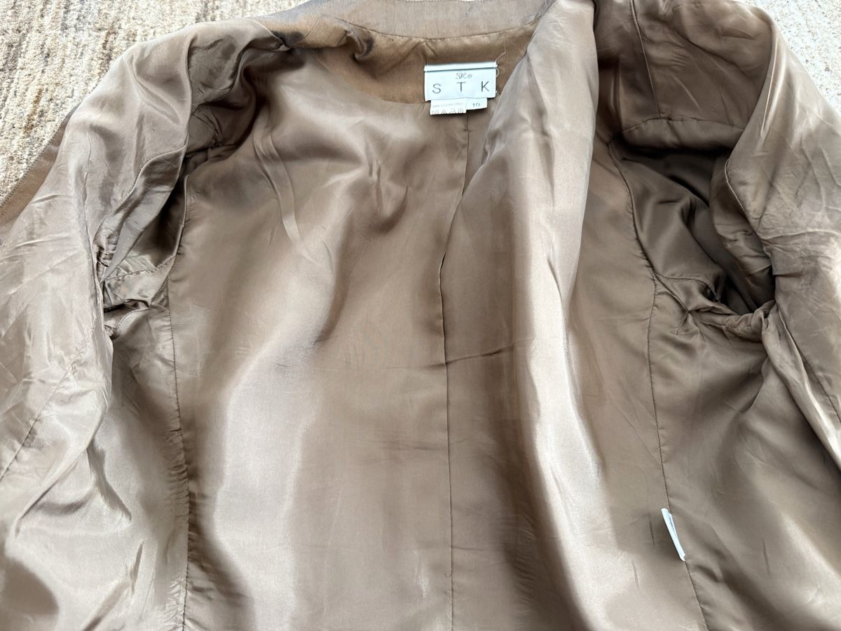 Giacche: Seiden-Jacke in Braun, ca 40/42 – Usato da Ebikon venduto da elischka 7