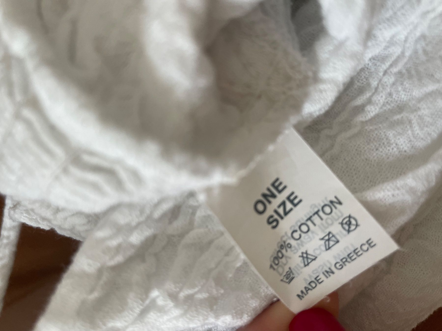 Kleider: Weisses Sommerkleid, Gr. ONE SIZE, Baumwolle – Gebraucht aus Forch von sos_p65r 2