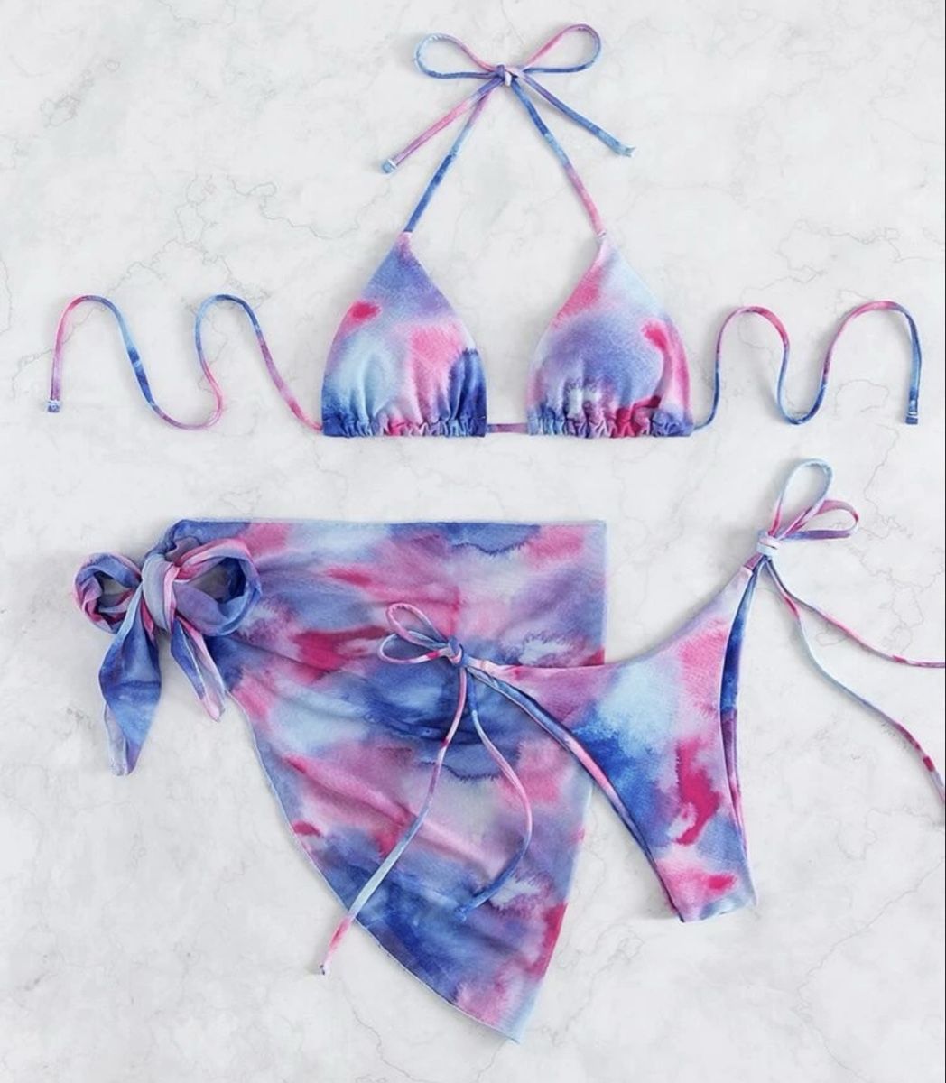 Shein Costumi da bagno & Bikini: SHEIN BIKINI SET MIT PAREO GRÖSSE M – Nuovo (secondo la descrizione) da Rorschacherberg venduto da drdupor 7