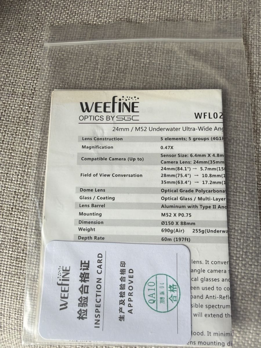Objektive: Weefine WLF02 Weitwinkel Objektiv 24mm – Neu (gemäss Beschreibung) aus Zumikon von oli_lth9 3