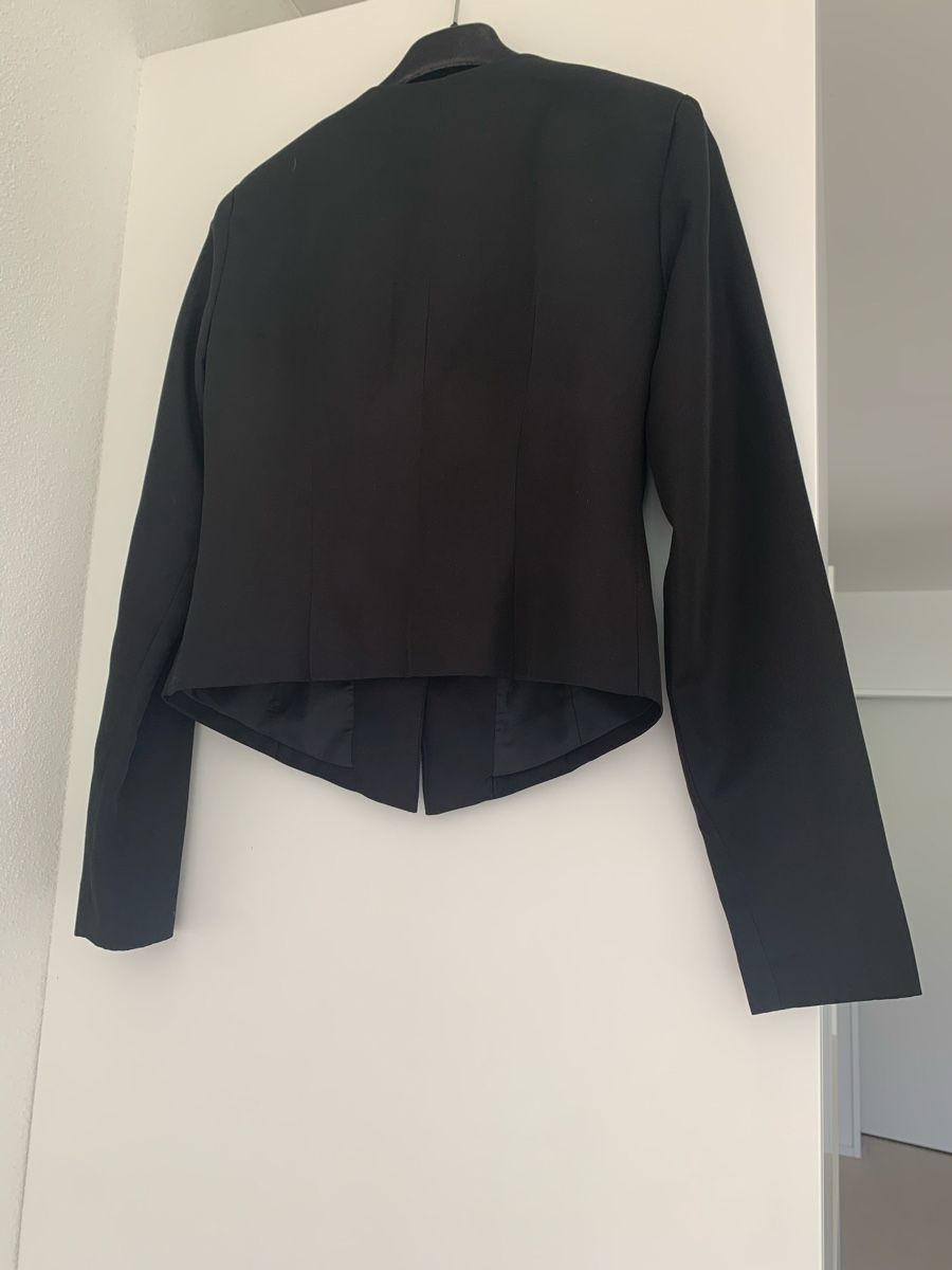 Kleider: Silberfarbenes Designer-Kleid mit schwarzem Blazer, Gr. 36 – Neu (gemäss Beschreibung) aus Schwanden GL von Cicala 4