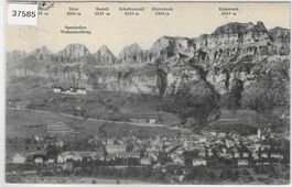 Wallenstadt mit Sanatorium und Churfirsten