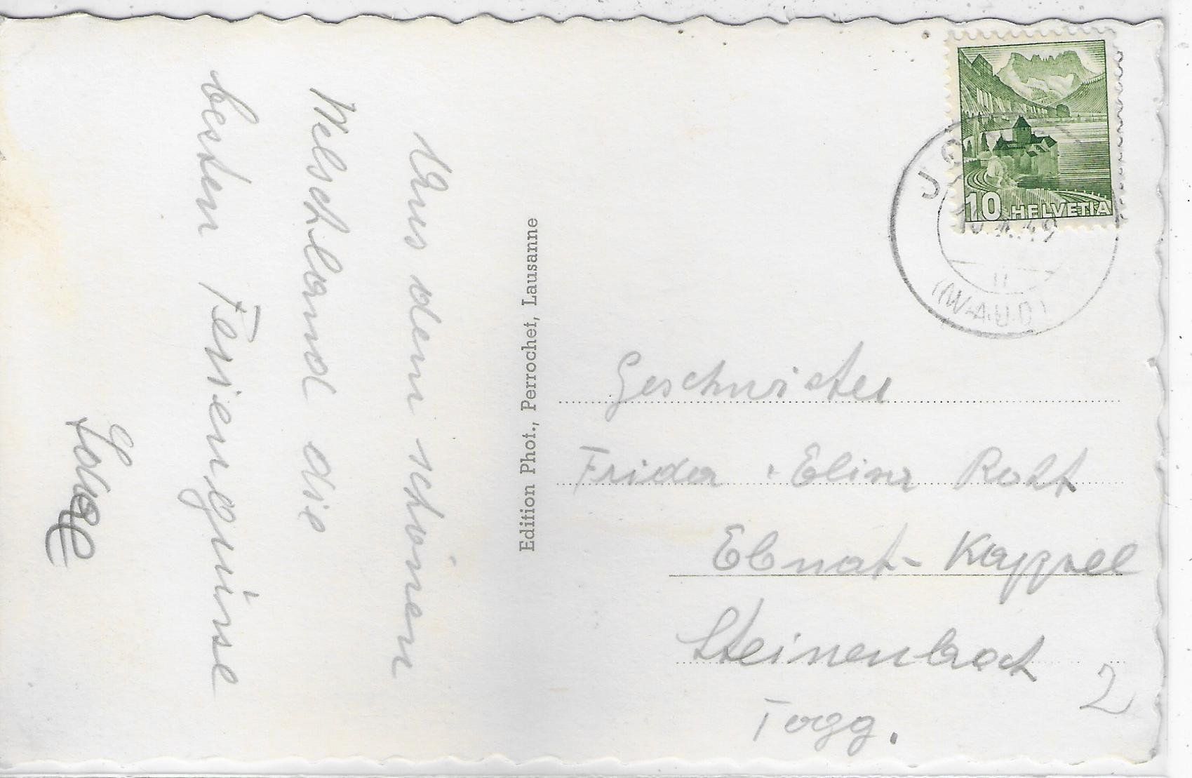 Cartes postales: Jongny sur Vevey – D'occasion à Ettingen par Kartenplanet 1