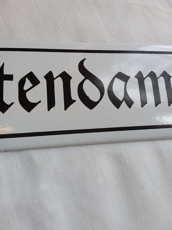 Ecriteaux: Emailschild Kurfürstendamm in alter Schrift – D'occasion à Zürich par sanwit 7
