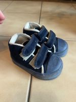 Kinder Schuhe Grösse 20-21 dunkelblau mit Klettverschluss