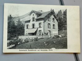Alte PK / Ferienheim Neumünster auf Kennelalp - Mollis 1912