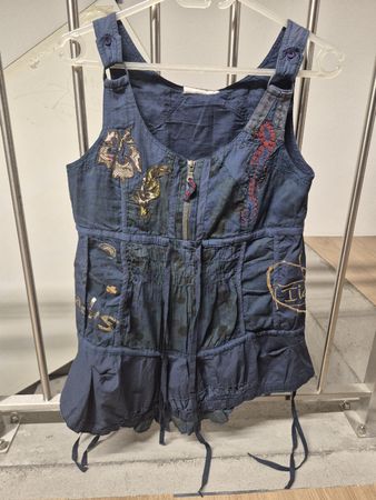Haut femme Desigual bleu imprimé taille M neuf🥹❤️