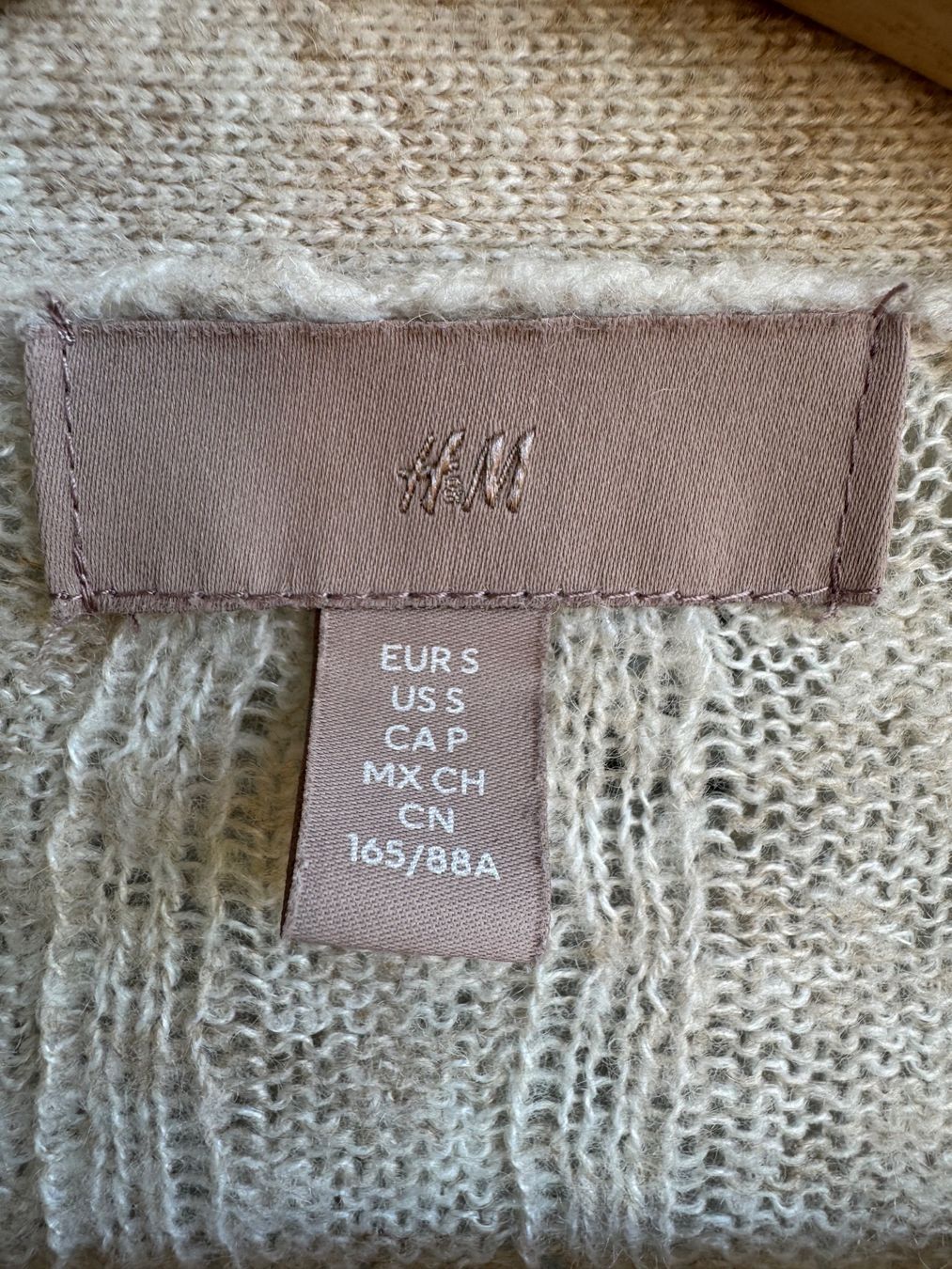 H&M Giacche: H&M cardigan beige Gr. S – Usato da Thun venduto da Iriska77 2