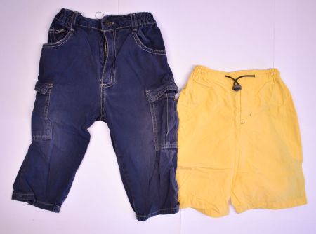 Kinder/Baby kurze Hosen / Hosen Paket 2 Stk.Gr.86, Gr.92