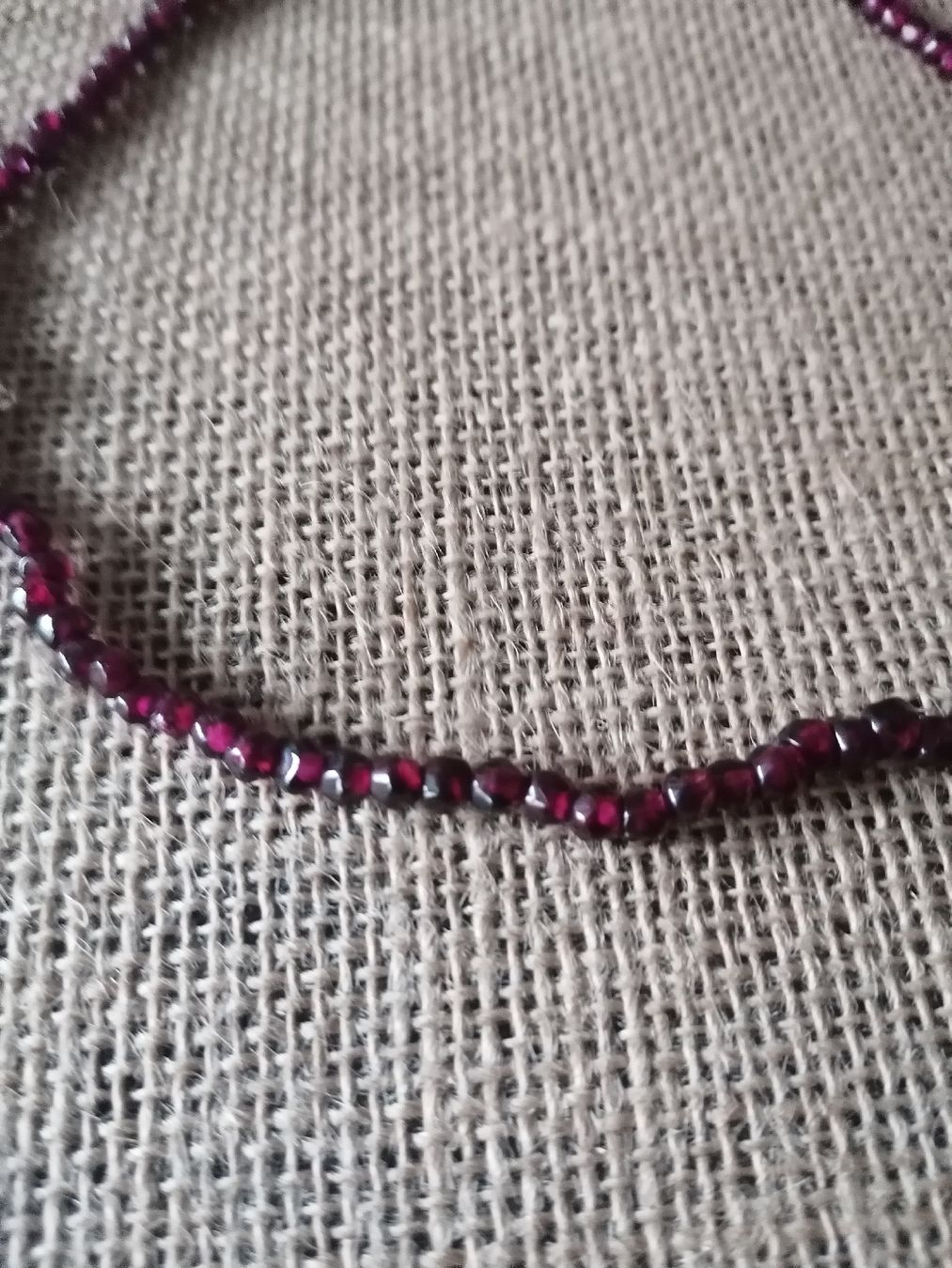 Ketten: Granat Edelstein Kette, Collier, vintage – Gebraucht aus Aegerten von Jos_zem 2