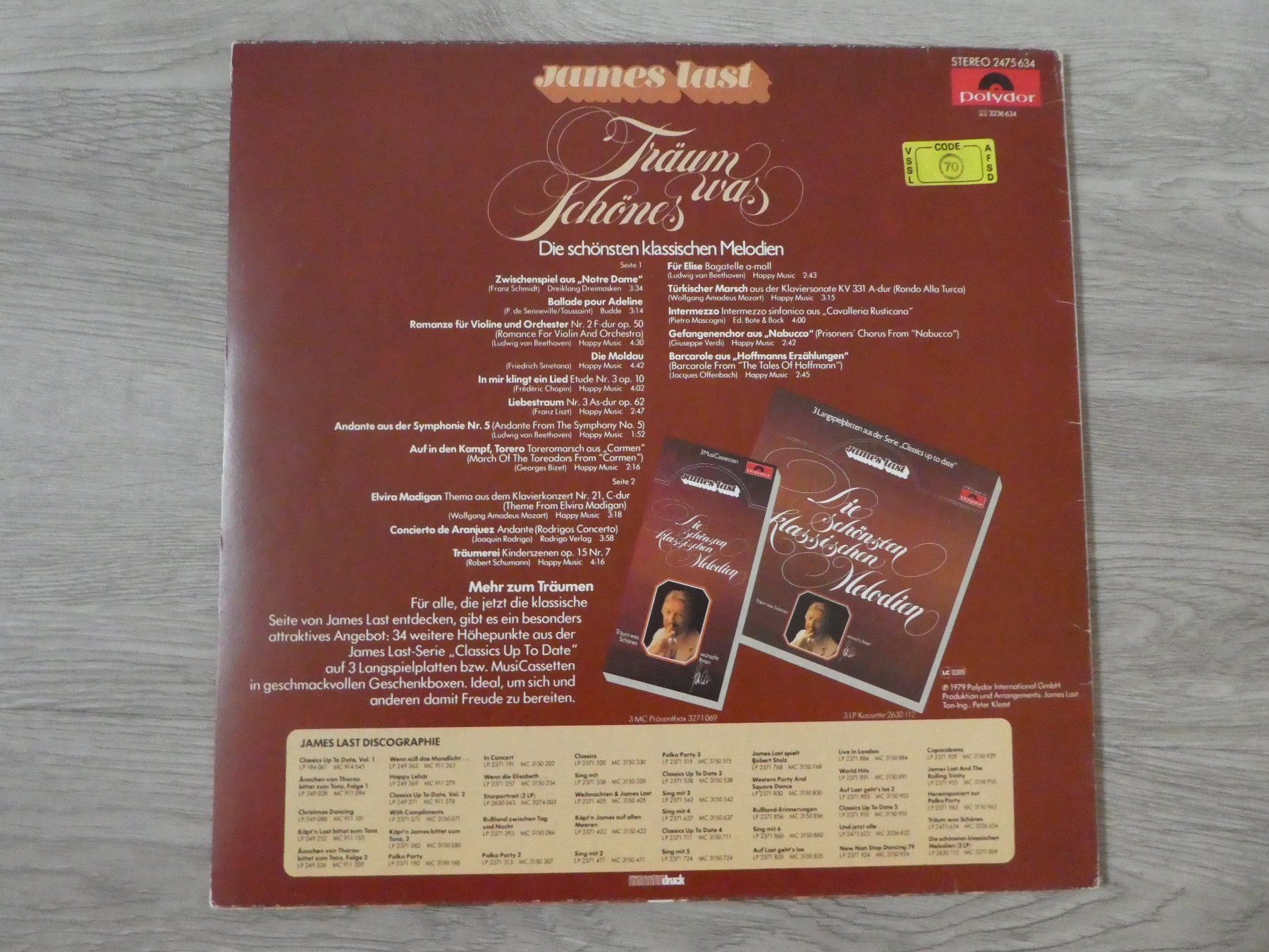 Dischi in vinile: James Last LP, Träum was schönes. – Usato da Andelfingen venduto da Annegret06 1