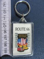 ROPUTE 66 AMERICAN HIGHWAY PLEX AUTO SCHLÜSSELANHÄNGER USA