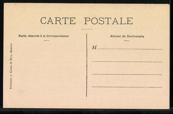 Cartoline postali: Genève, Revolution de Genève 1846, Cor – Usato da Berlin venduto da bartko-reher 1