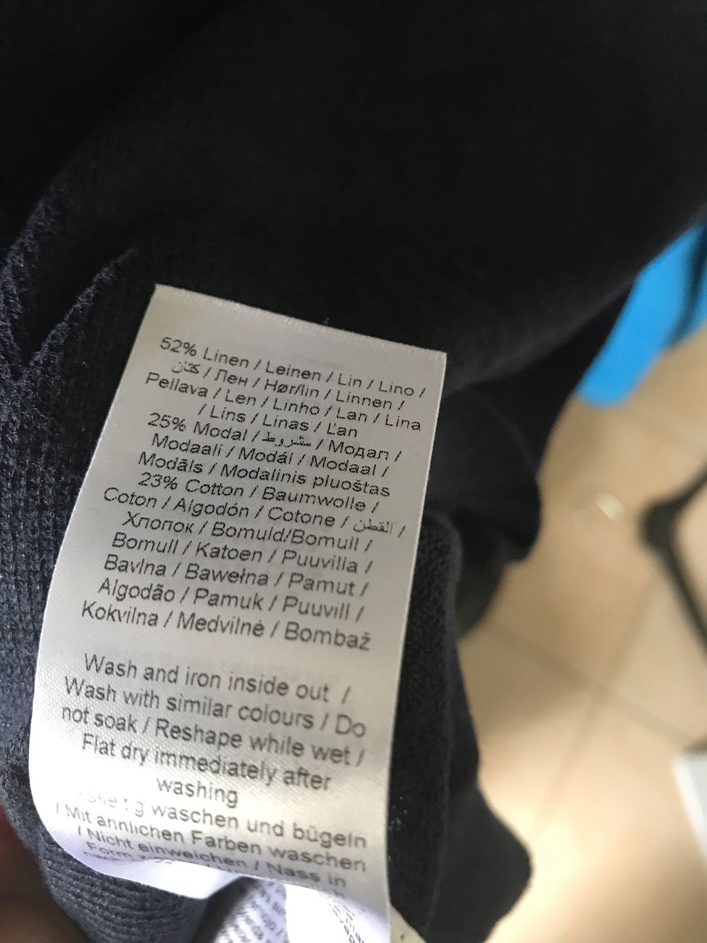 Top: INWEAR Top in Blau S – Nuovo (secondo la descrizione) da Glattfelden venduto da Danshari 3