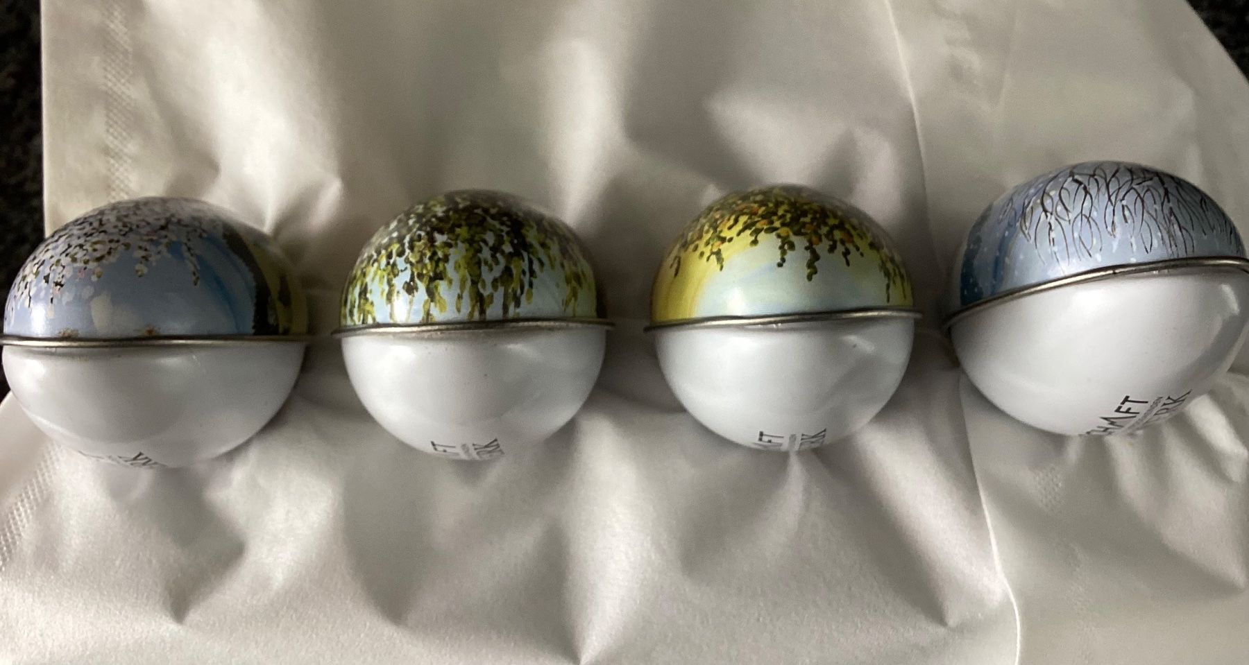 Toutes les décorations: 4 ältere Blech Ostereier / Ostern / Eier – D'occasion à Beinwil am See par kae_gh7c 2