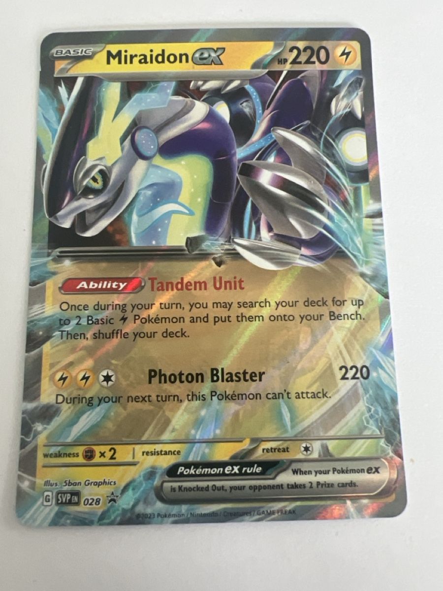 Pokémon Carte collezionabili: Miraidon ex – Usato da Villmergen venduto da rob_n572