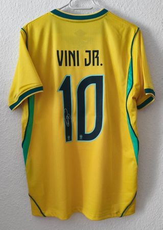 Vini JR - Brasilien Home Trikot 2026 - Signiert