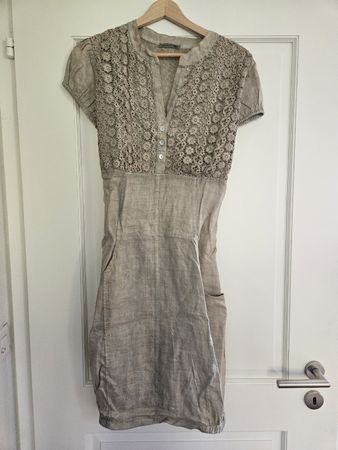 Leinenkleid Spitze 