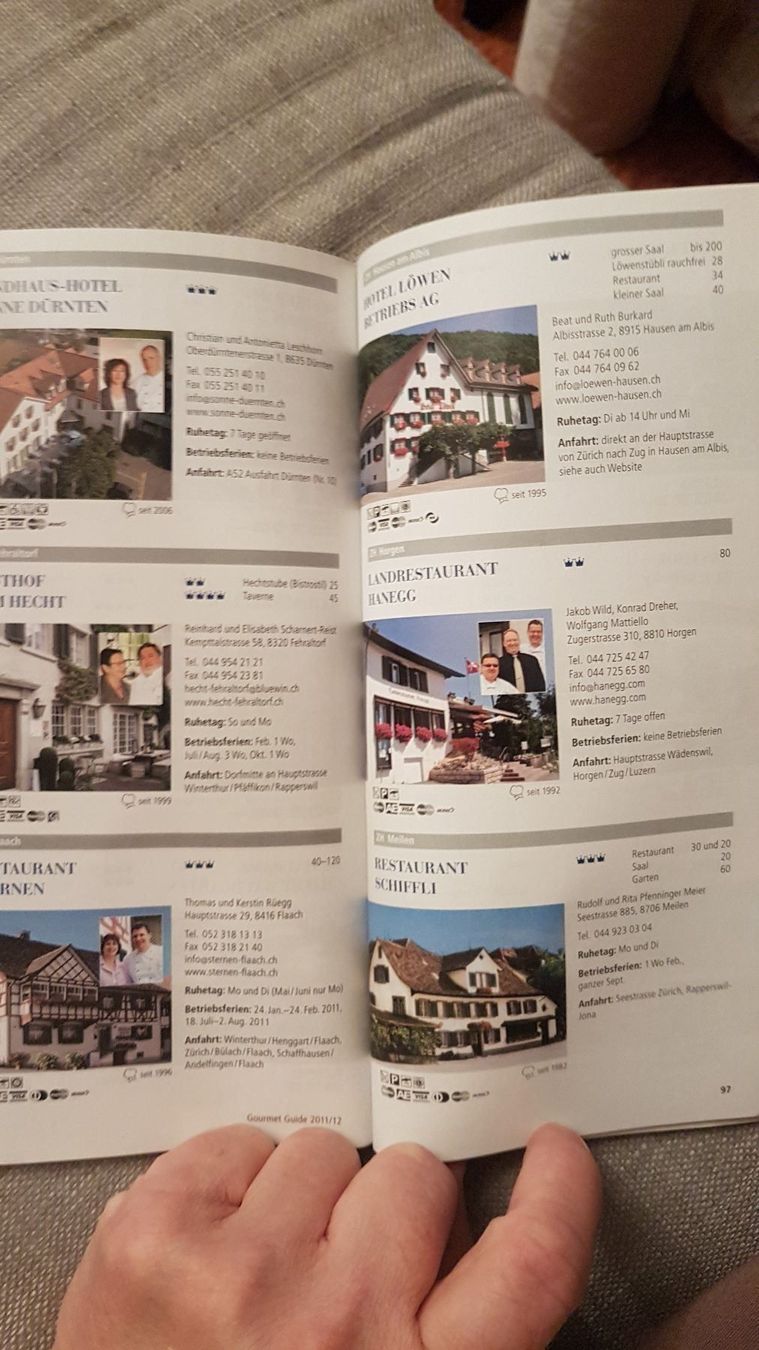 Libri: GILDE Gourmet Guide 2011/12 – Usato da Oberengstringen venduto da Asteroid56 5