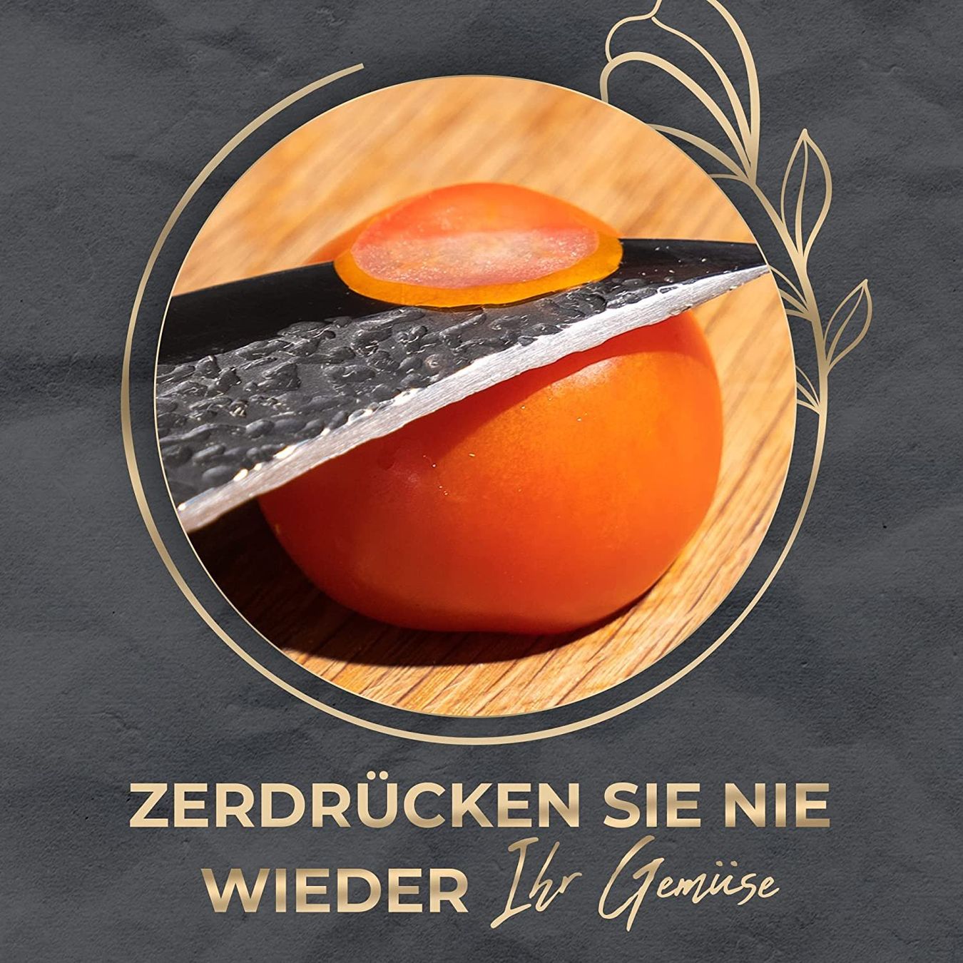 Küchenmesser: Profi Kochmesser Holz Griff Messer Kochen Camping – Neu und originalverpackt aus Hundwil von Mr.Wong 7