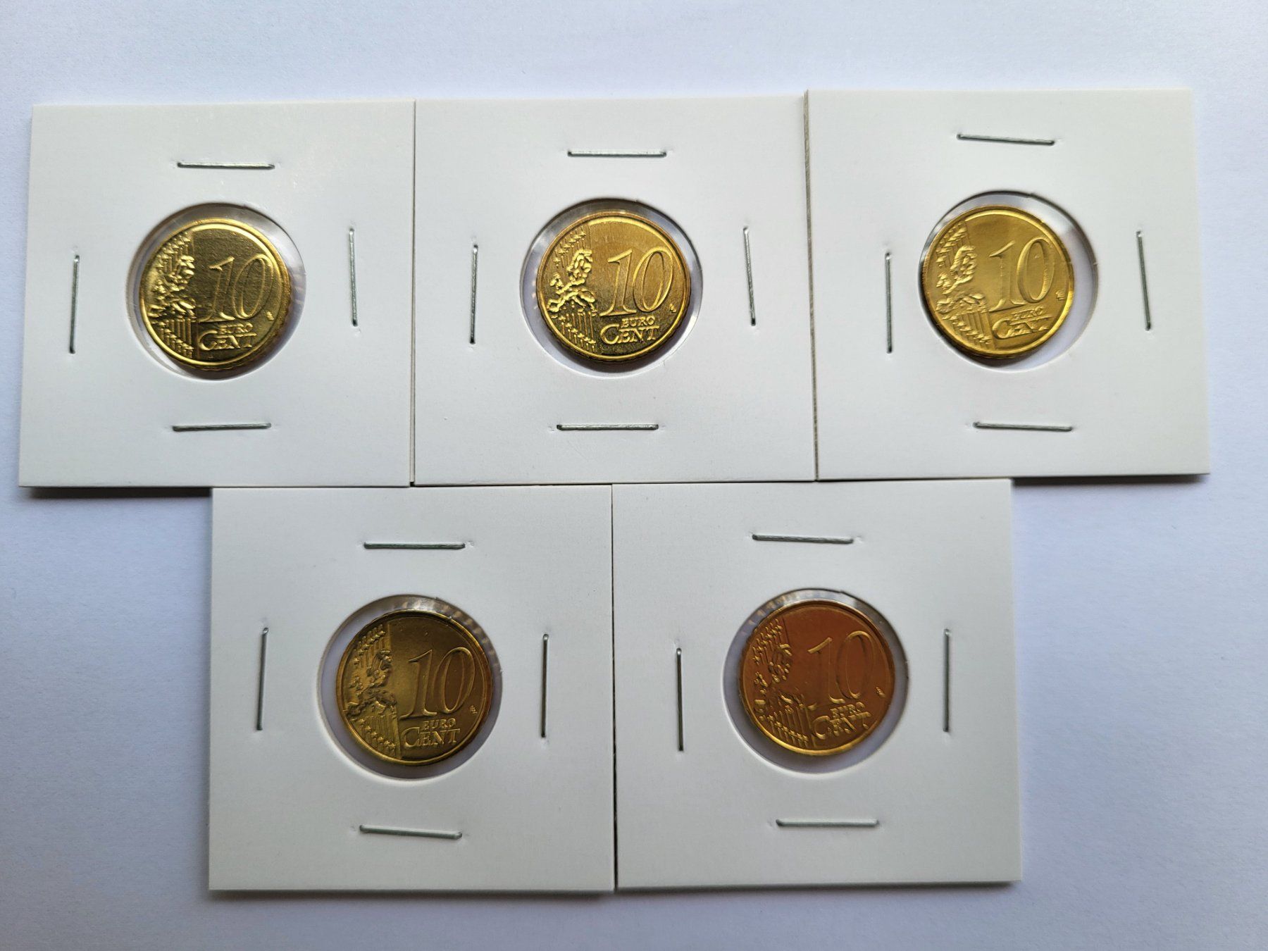 Tutti le monete: 10 Cent 2011 Stgl A-D-F-G-J – Nuovo (secondo la descrizione) da Pravidondaz venduto da LVtik 1